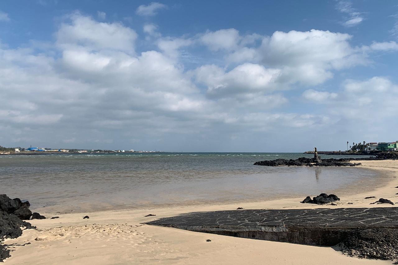 표선해수욕장전경