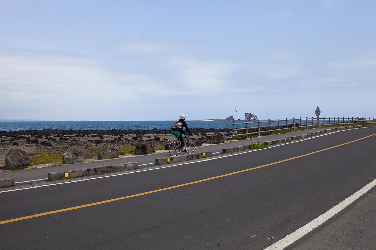 チェジュ島自転車の旅