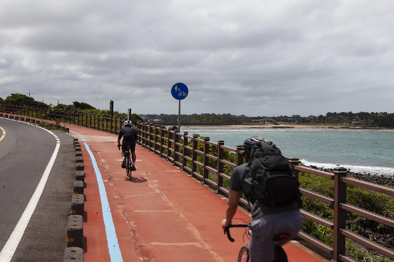 チェジュ島自転車の旅