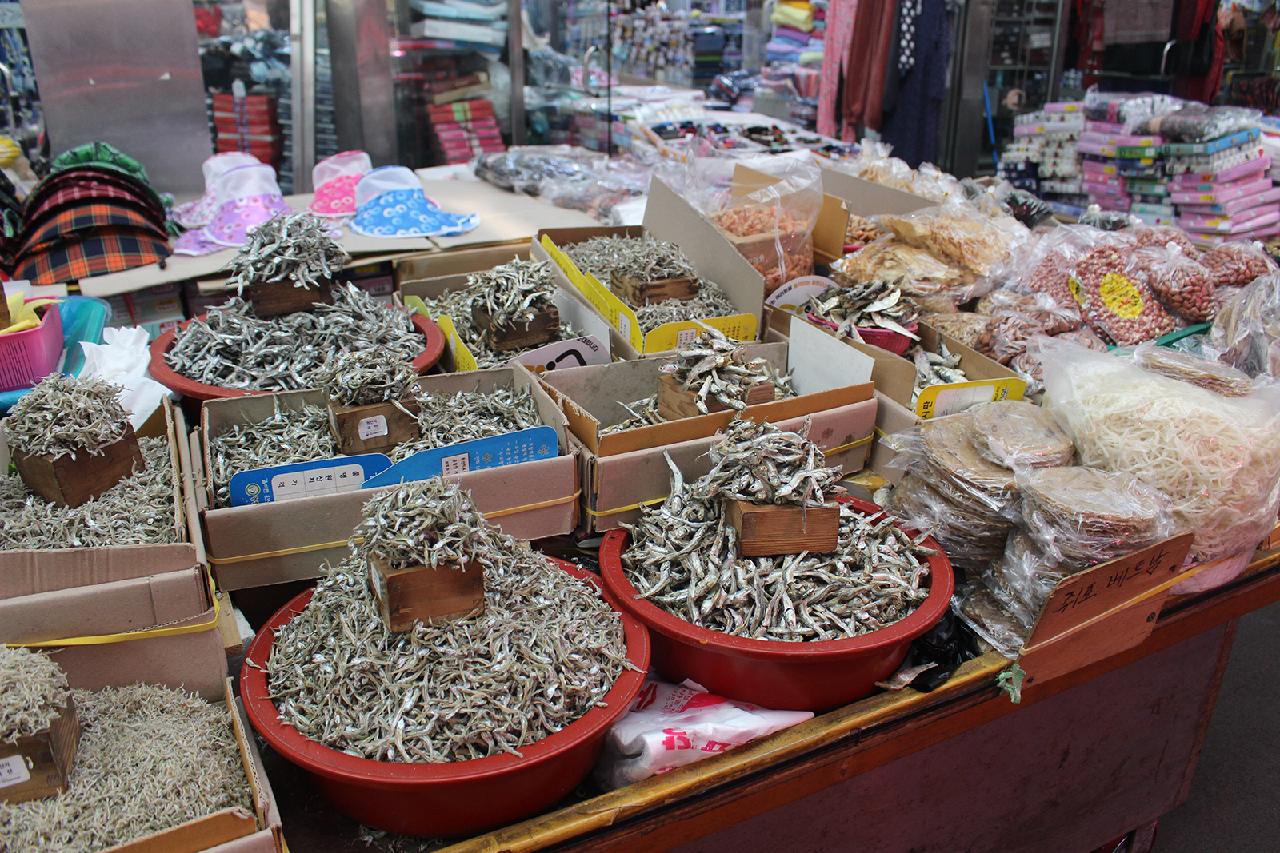 チェジュ島の伝統市場