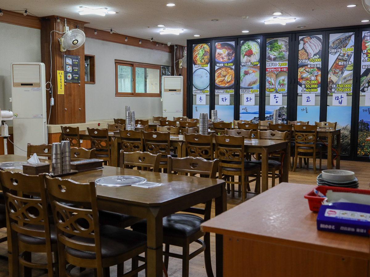 제주순풍해장국노형점 내부전경