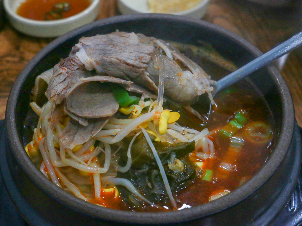  대춘해장국 음식