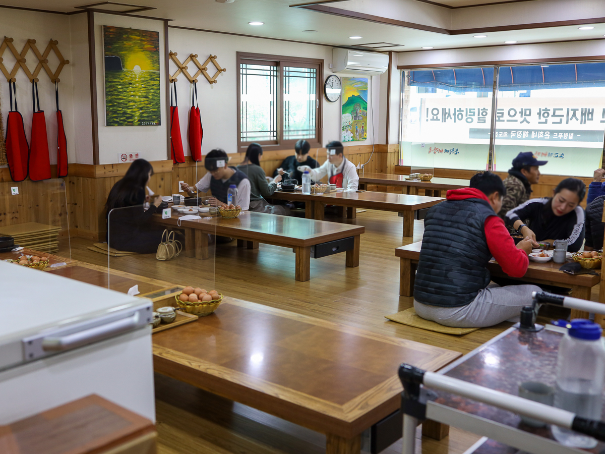 은희네해장국 외도점 내부전경