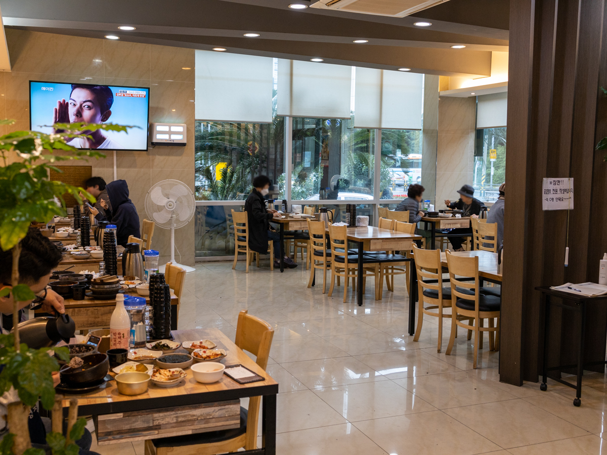 일품순두부 내부전경