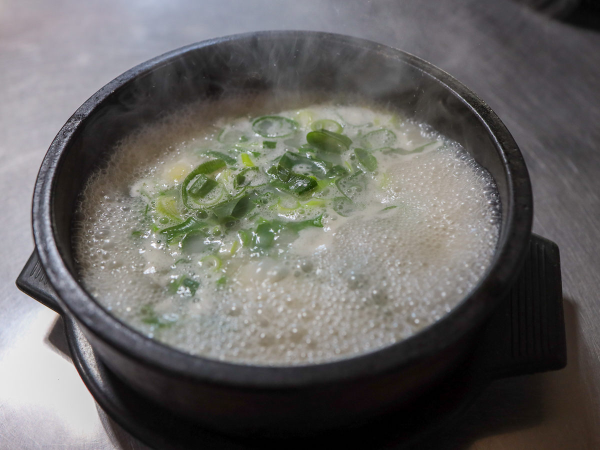 태산봉해장국 음식