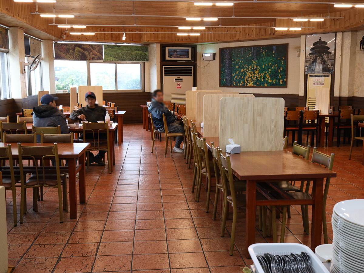 제주기사정식뷔페 내부전경