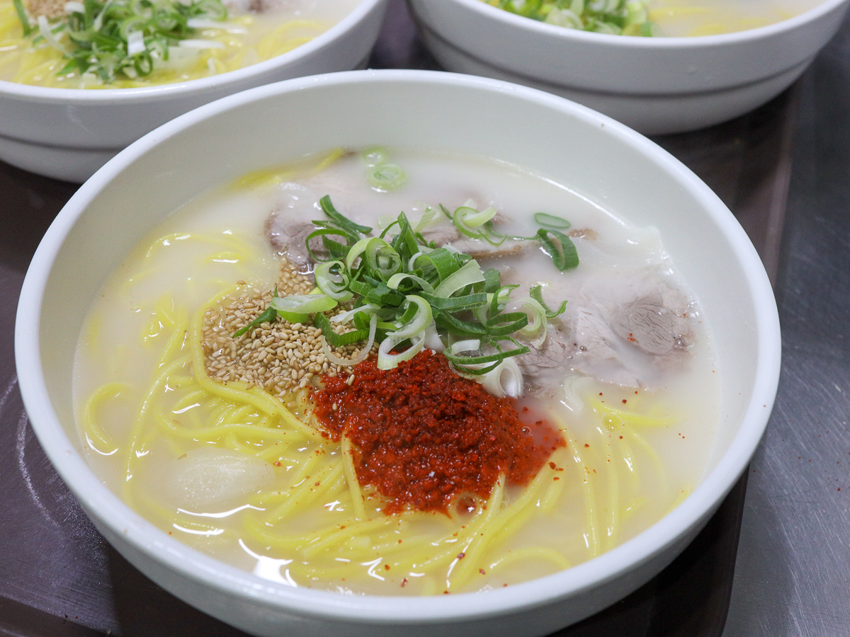 만세국수 본점 음식