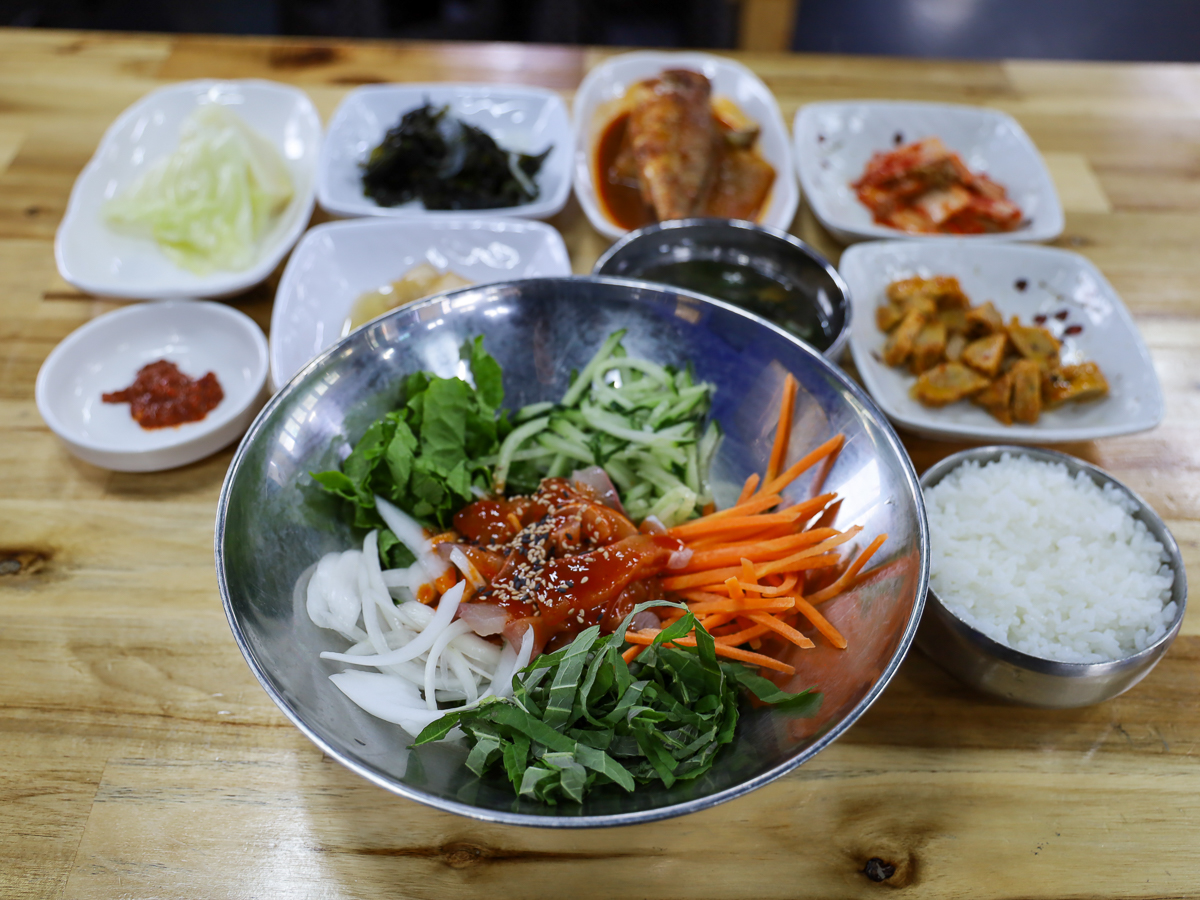 용두암해녀촌음식