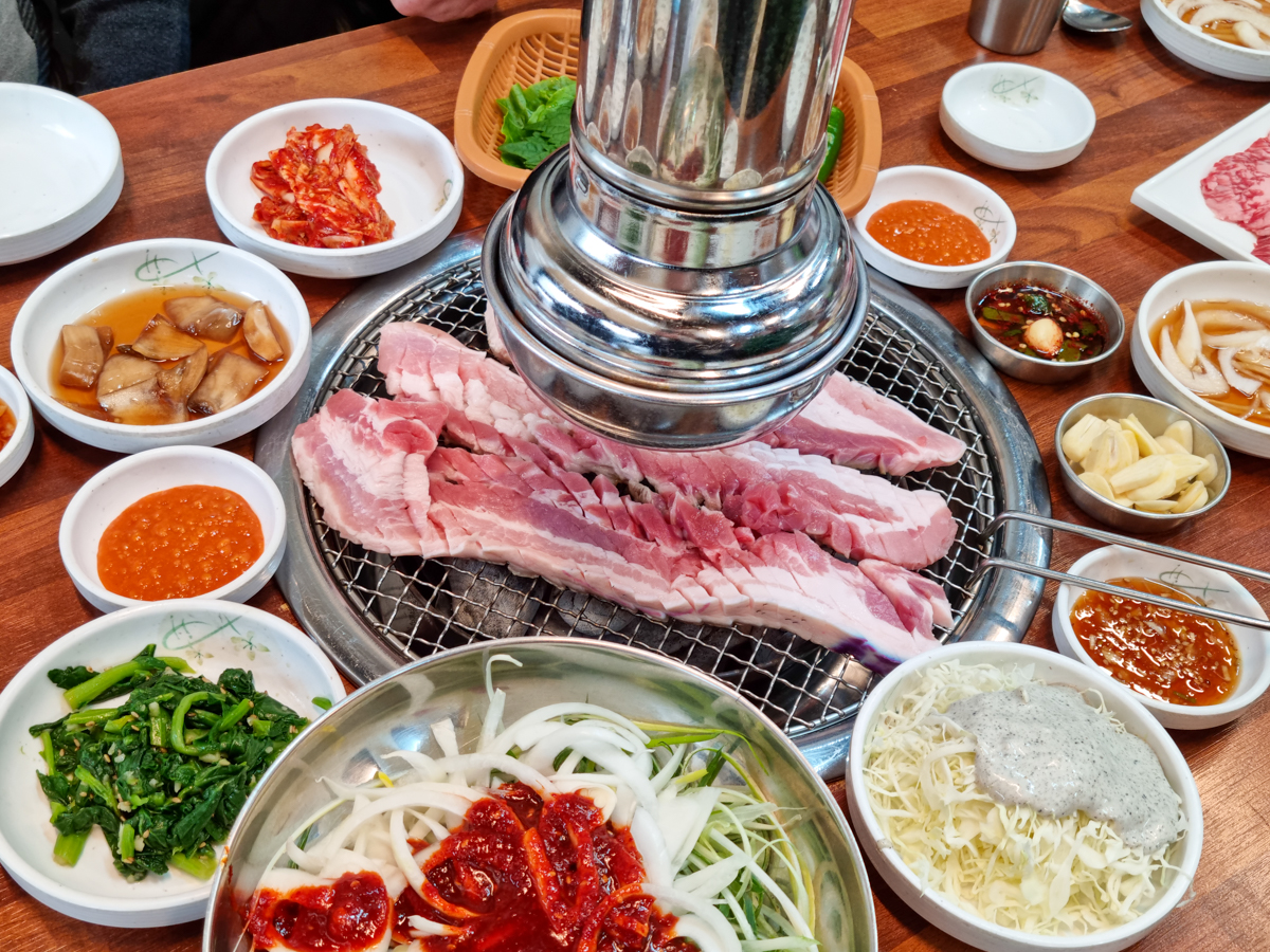 한라축산정육식당 음식