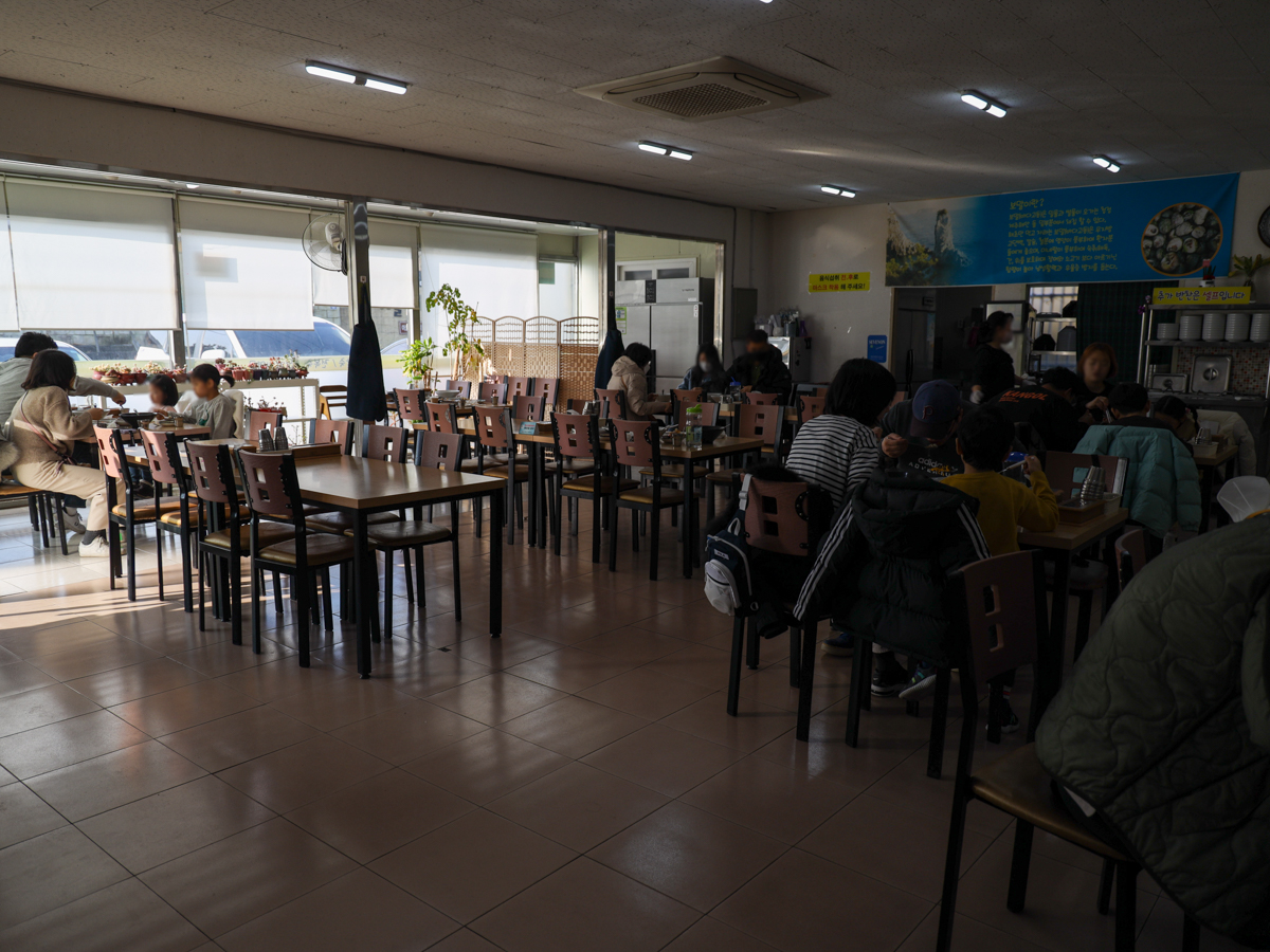 서광보말칼국수 내부전경