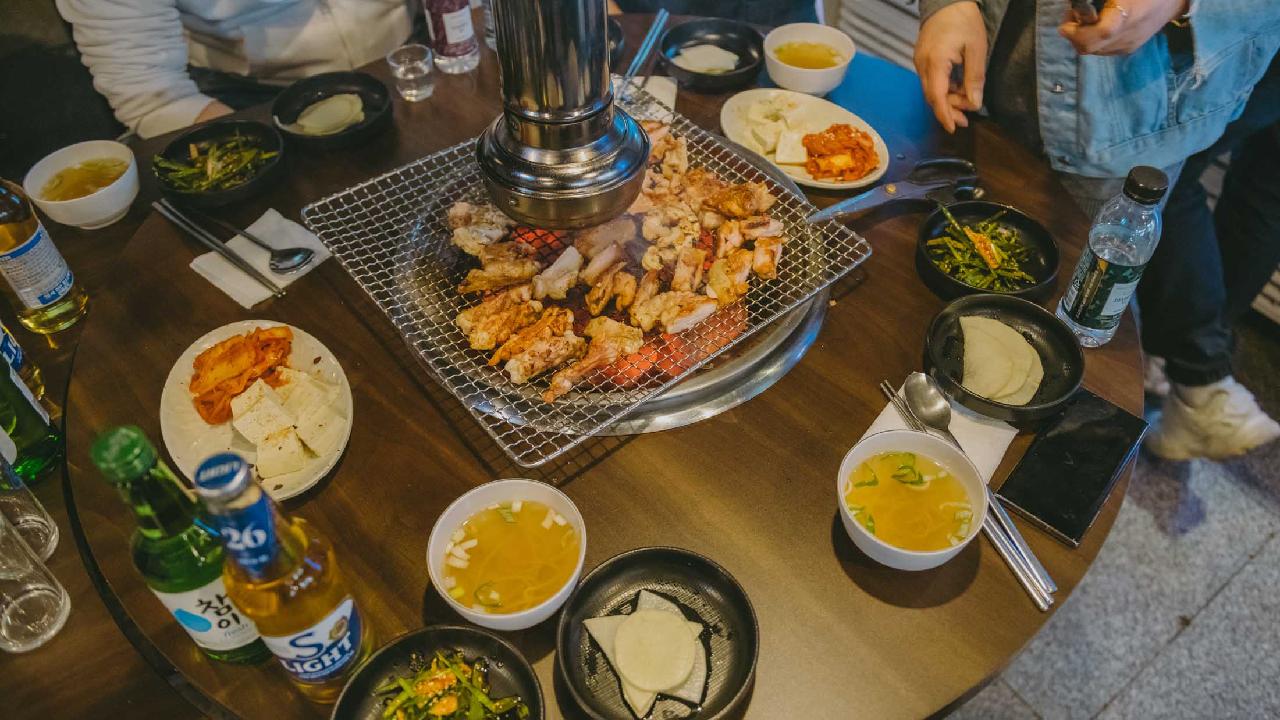 강촌숯불닭갈비