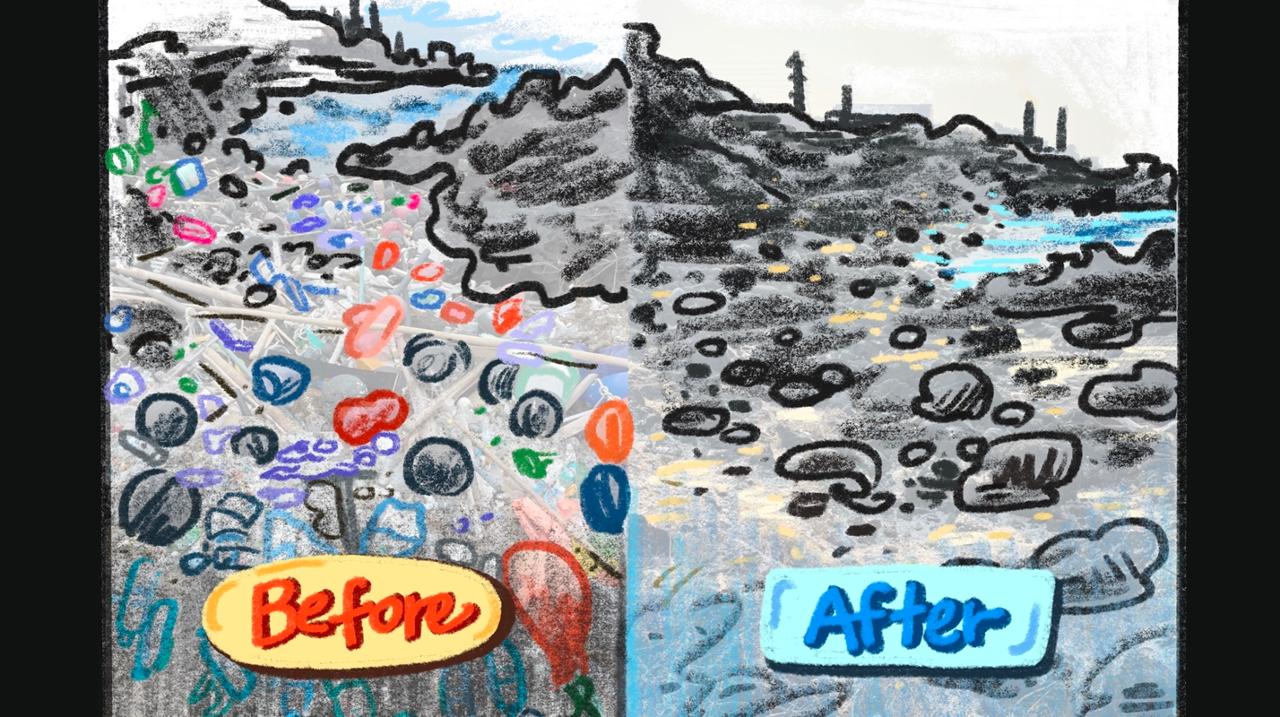 제주에서 한 겹 더 가벼워지기