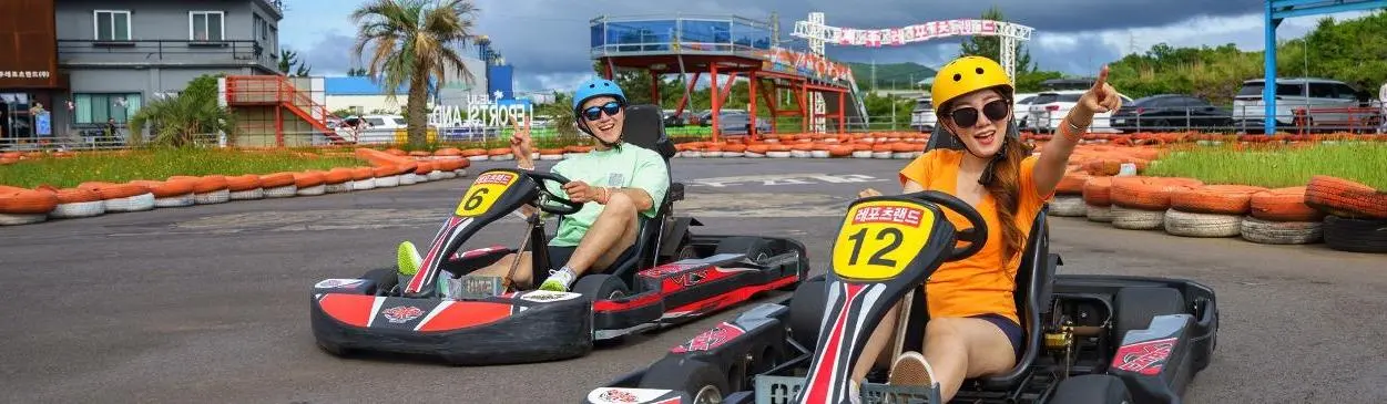 Real outdoor activity park at Jeju Leports Land in Jocheon-eup
