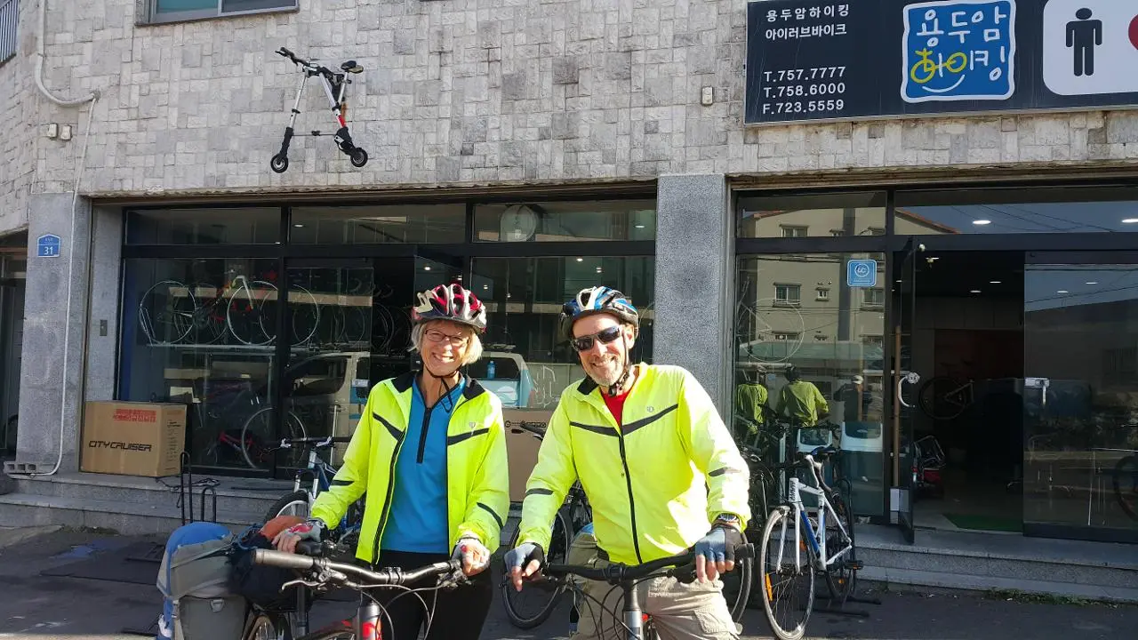 제주도자전거대여 용두암하이킹