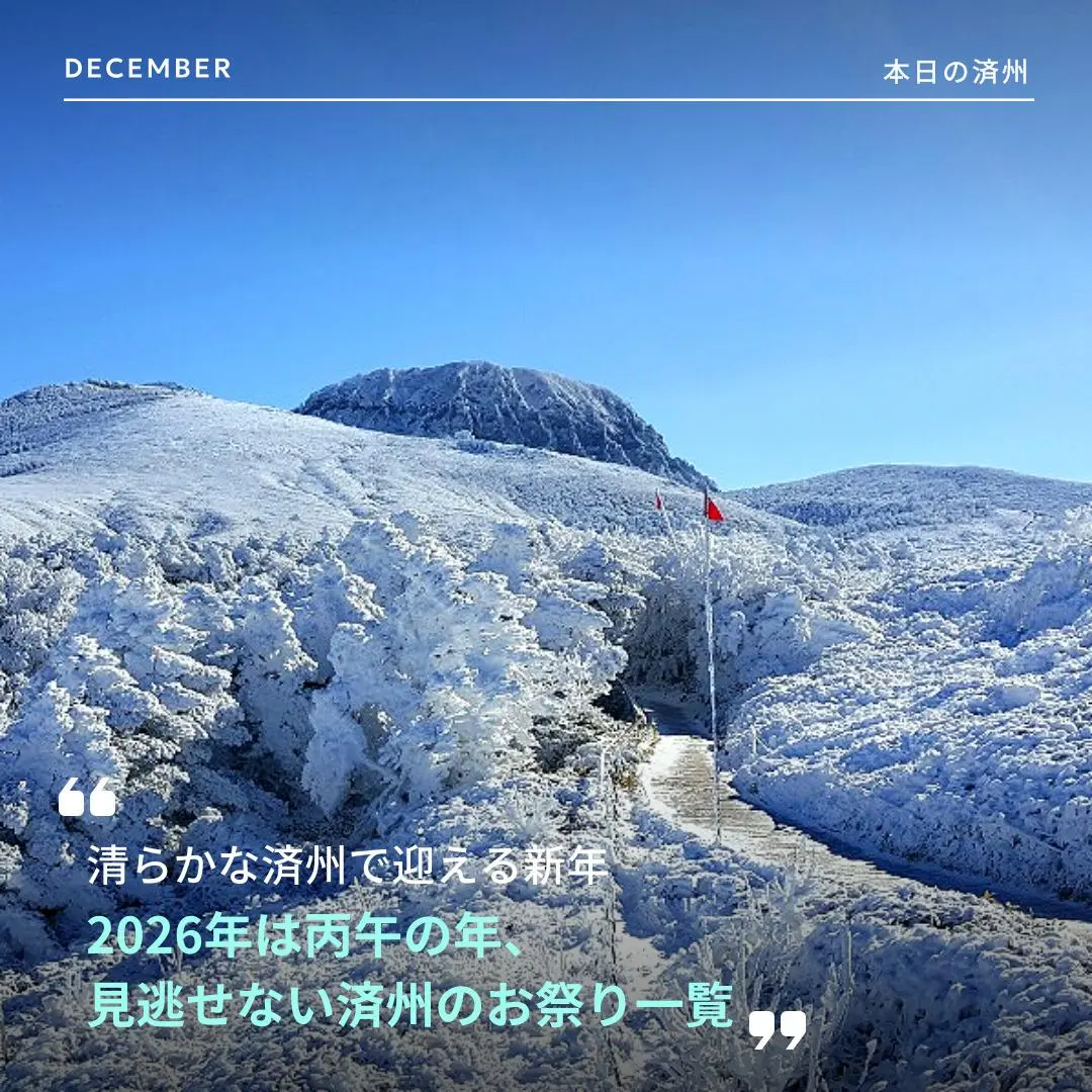 Visit Jeju : Welcoming the New Year on Beautiful Jeju Island <Can