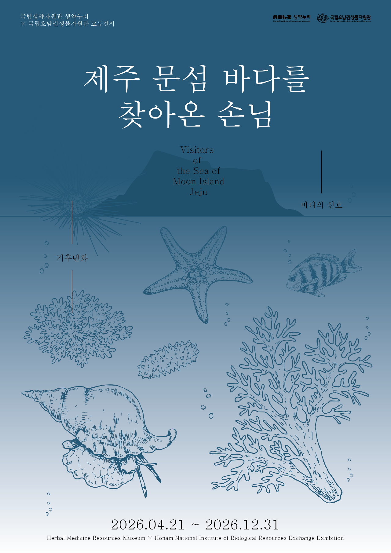 Visitors to the Sea of Munseom, Jeju official poster