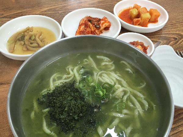 보말칼국수가 정말 맛있어요