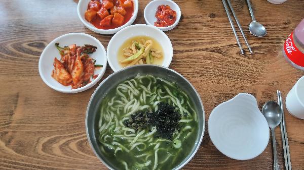 보말 칼국수 짱맛!
