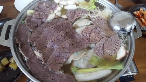 #따뜻한 국물 만두 환상이었어