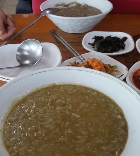 #섭지해녀의 집#갱이죽#제주도전통음식#이색음식