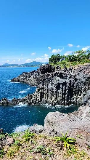 주상절리대의 절경과 여러모습