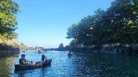 쇠소깍 전통 조각배 체험									