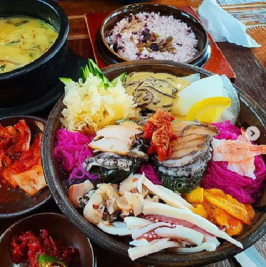 오가네전복설렁탕