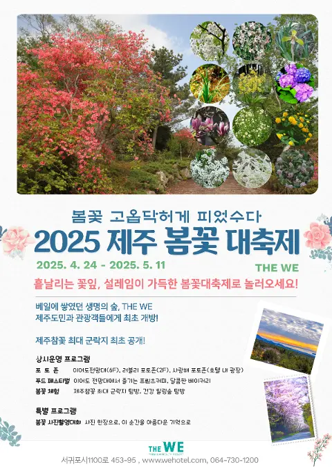 THE WE 2025 제주 봄꽃 대축제 대표이미지