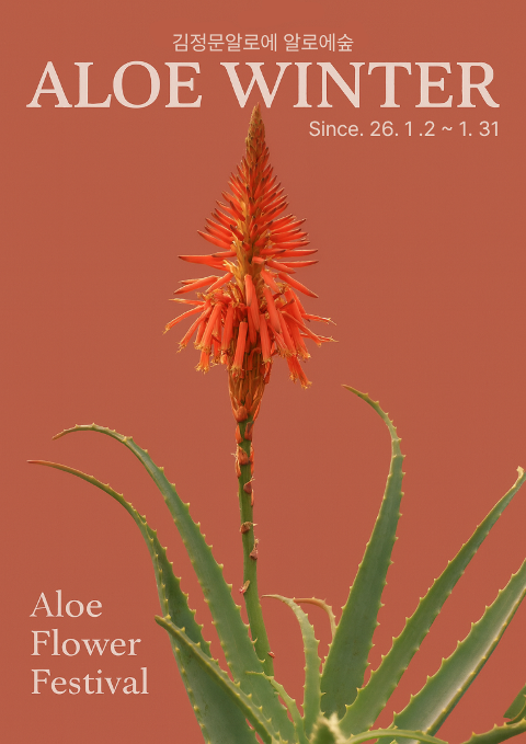 김정문알로에 겨울 알로에 꽃 축제 대표이미지