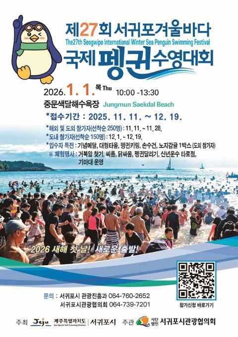 제27회 서귀포 겨울바다 국제펭귄수영대회 대표이미지
